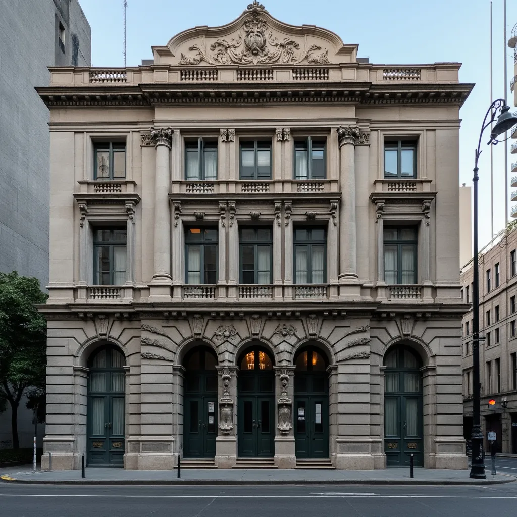 Edificio histórico en Buenos Aires representando la fundación de la consultora
